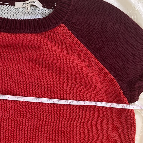 Madewell Color-block Sweater Top - Picture 10 of 11